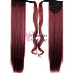 Extensie de par coada cu clema si arici dreapta de 60cm cod MST118# Visinie